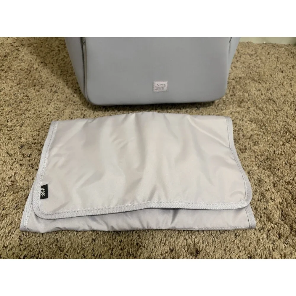 Freshly Picked Seoul Neoprene Diaper Bag Backpack - Mist Lavender Purple